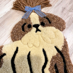 Peanut Tufted Rug - Original Art