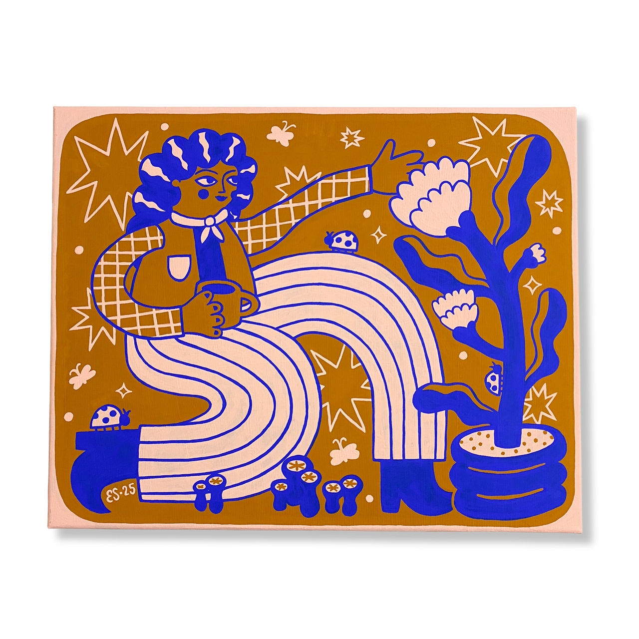 Garden Bug - Original Painting